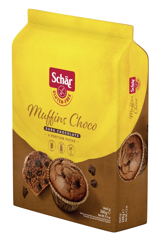 SCHAR MUFFINS CHOCO TORTINE CON CIOCCOLATO FONDENTE 4 PORZIOI DA 65 G - Farmacia Bartoli