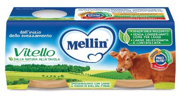 MELLIN OMOGENEIZZATO VITELLO 2 X 80 G - Farmacia Bartoli