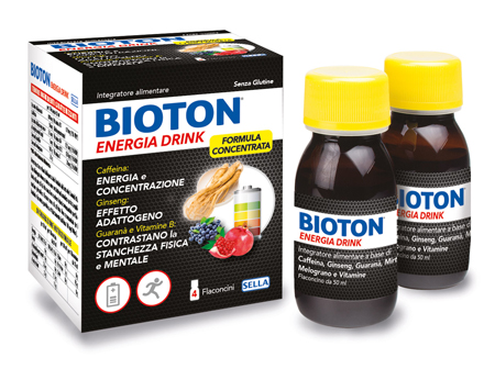 BIOTON ENERGIA DRINK 4 FLACONCINI X 50 ML - Farmacia Bartoli