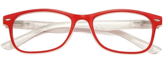 OCCHIALE DA LETTURA PREMONTATO TWINS GOLD ICE ROSSO +2,00 - Farmacia Bartoli