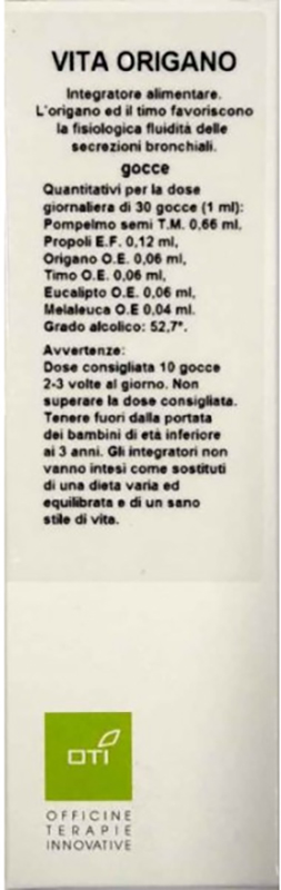 VITA ORIGANO GOCCE 30ML - Farmacia Bartoli