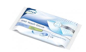 TENA WET WASH GLOVE GUANTO DETERGENTE UMIDIFICATO 8 PEZZI - Farmacia Bartoli