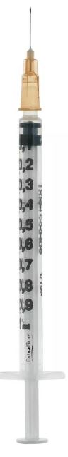 SIRINGA PER INSULINA EXTRAFINE TUB 1ML 100 UI AGO REMOVIBILE 26 GAUGE 0,45X12 MM 1 PEZZO - Farmacia Bartoli