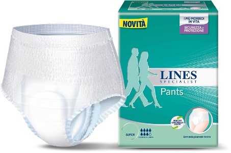 LINES SPECIALIST PANTS SUPER L A MUTANDINA 12 PEZZI FARMA - Farmacia Bartoli