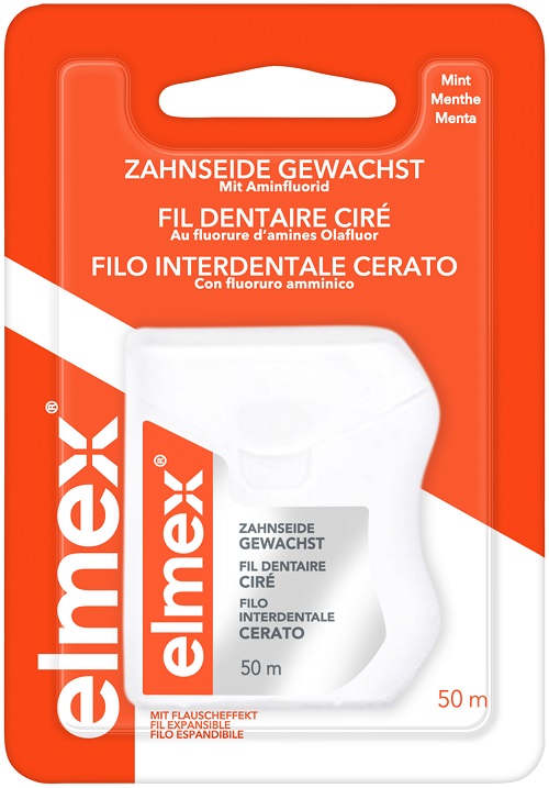 ELMEX FILO INTERDENTALE CERATO 50 METRI - Farmacia Bartoli