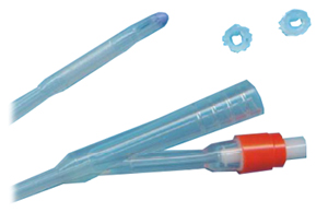 CATETERE FOLEY IN SILICONE CON SCANALATURE LONGITUDINALI CH20 - Farmacia Bartoli