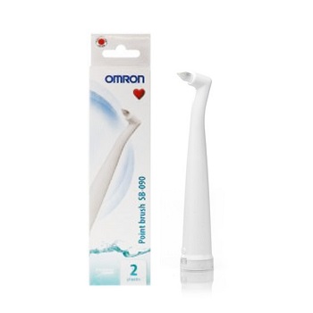 OMRON SPAZZOLINO POINT BRUSH 2 TESTINE - Farmacia Bartoli