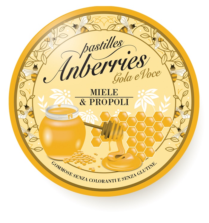 ANBERRIES MIELE PROPOLI 55 G - Farmacia Bartoli