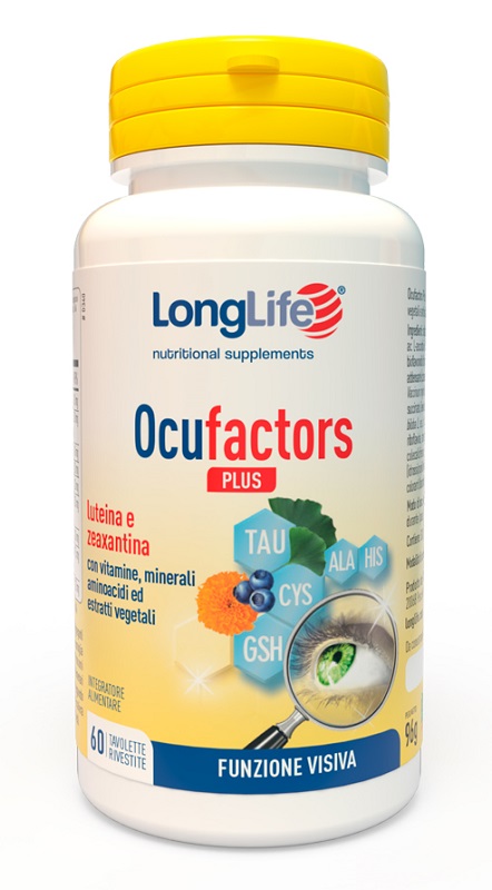 LONGLIFE OCUFACTORS PLUS 60 TAVOLETTE RIVESTITE - Farmacia Bartoli