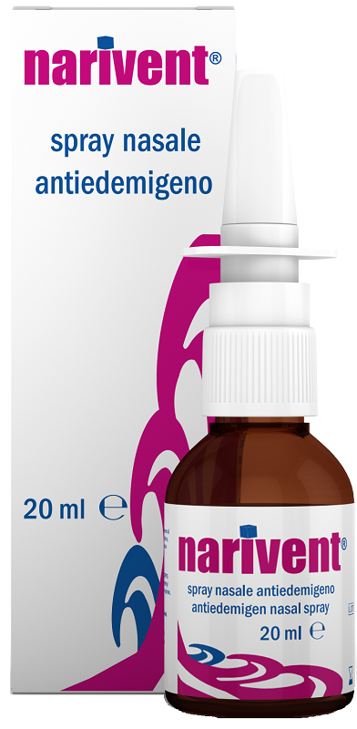 SPRAY NASALE ANTIEDEMIGENO NARIVENT FLACONE 20 ML - Farmacia Bartoli