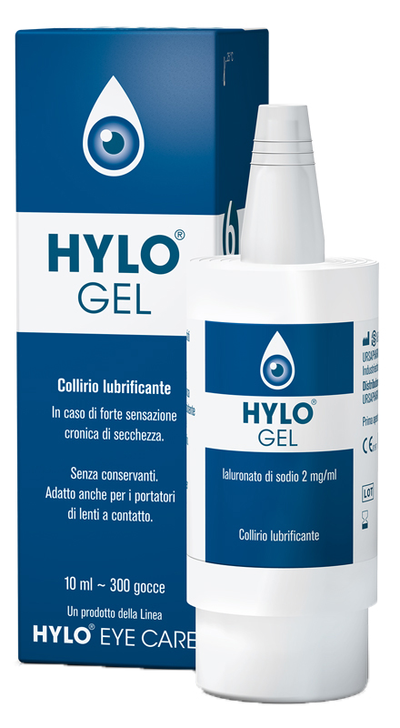HYLO-GEL COLLIRIO LUBRIFICANTE ACIDO IALURONICO 0,2% 10 ML - Farmacia Bartoli