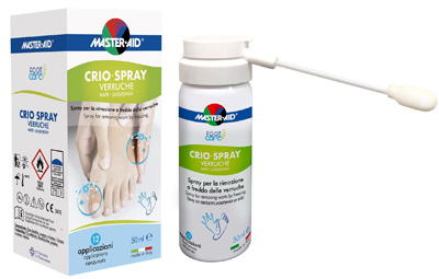 CRIO SPRAY VERRUCHE MASTER-AID FOOTCARE 50 ML E1 - Farmacia Bartoli