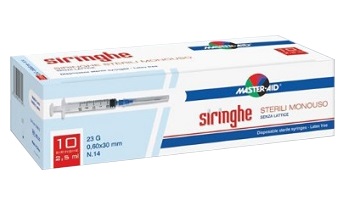 SIRINGA PER VENIPUNTURA MASTER-AID 10 ML GAUGE 21 10 PEZZI - Farmacia Bartoli