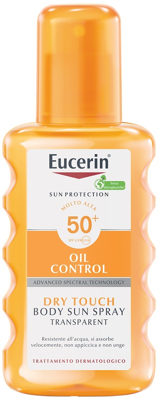 EUCERIN SUN SPRAY TRANSPARENT SPF50 200 ML - Farmacia Bartoli