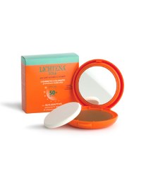 LICHTENA SOLE COMPATTO COLORATO SPF 50+ AMBRA 10 G - Farmacia Bartoli