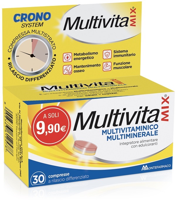 MULTIVITAMIX CRONO 30 COMPRESSE - Farmacia Bartoli