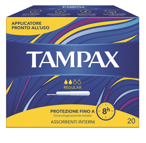 TAMPAX BLUE BOX REGULAR 20 PEZZI - Farmacia Bartoli