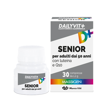 MASSIGEN SENIOR MULTIVITAMINICO E MULTIMINERALE 30 COMPRESSE RIVESTITE - Farmacia Bartoli