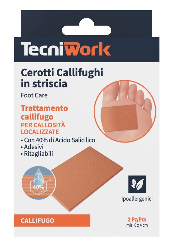 CEROTTI CALLIFUGHI IN STRISCIA CONFEZIONE DA 2 PEZZI - Farmacia Bartoli