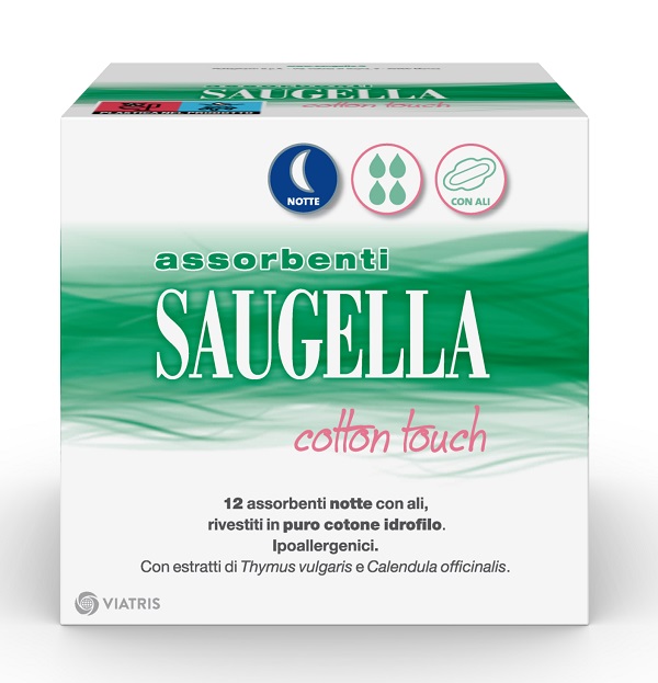SAUGELLA COTTON TOUCH ASSORBENTI NOTTE 12 PEZZI TAGLIO PREZZO - Farmacia Bartoli