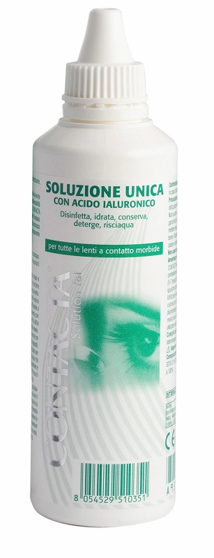 SOLUZIONE OCULARE CON ACIDO IALURONICO CONTACTA 100 ML MARCHIO CE - Farmacia Bartoli
