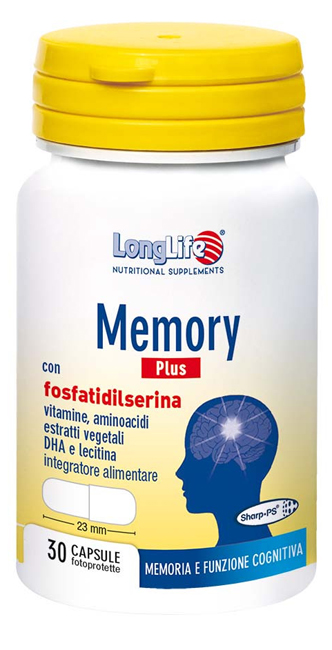 LONGLIFE MEMORY PLUS 30 CAPSULE FOTOPROTETTE - Farmacia Bartoli