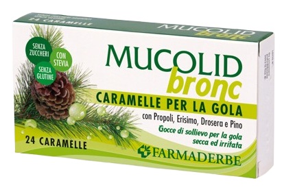 MUCOLID BRONC PROPOLI&PINO 24 CARAMELLE - Farmacia Bartoli