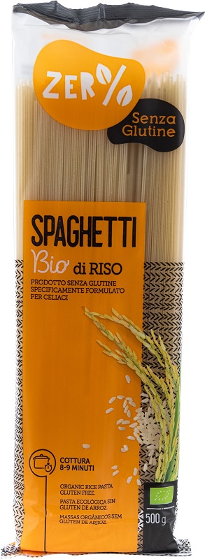 ZERO% GLUTINE PASTA RISO SPAGHETTI SENZA GLUTINE BIO 500 G - Farmacia Bartoli