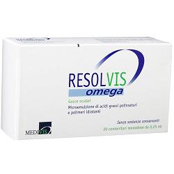 GOCCE OCULARI RESOLVIS OMEGA 20 FIALE MONODOSE 0,25 ML - Farmacia Bartoli