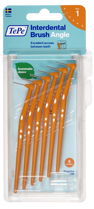 TEPE ANGLE SCOVOLINO ARANCIO 0,45MM 6 PEZZI - Farmacia Bartoli