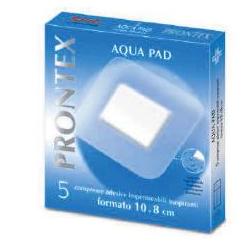 GARZA COMPRESSA PRONTEX AQUA PAD 10X8CM 5 PEZZI - Farmacia Bartoli