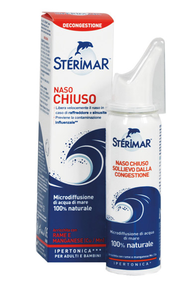 STERIMAR IPERTONICO NASO CHIUSO RAME E MANGANESE SPRAY 50 ML - Farmacia Bartoli