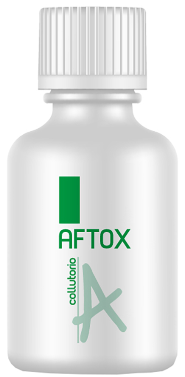 AFTOX COLLUTORIO FLACONE BIANCO, CON TAPPO E MISURINO DISPOSITIVO MEDICO INDICATO IN TUTTE LE LESIONI DEL CAVO ORALE E NEI PROCESSI INFIAMMATORI CORRELATI 100 ML 1 PEZZO - Farmacia Bartoli