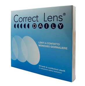 CORRECT LENS DAILY LENTI CONTATTO MONOUSO GIORNALIERE 5,25 30 PEZZI - Farmacia Bartoli