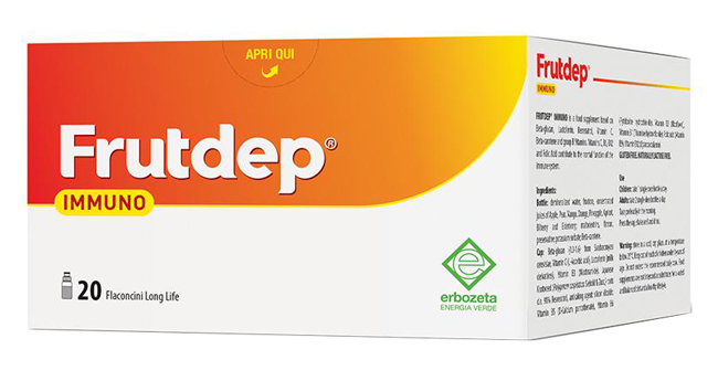 FRUTDEP IMMUNO 20 FLACONCINI 10 ML - Farmacia Bartoli
