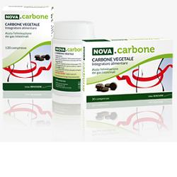 NOVA CARBONE VEGETALE 120 COMPRESSE - Farmacia Bartoli