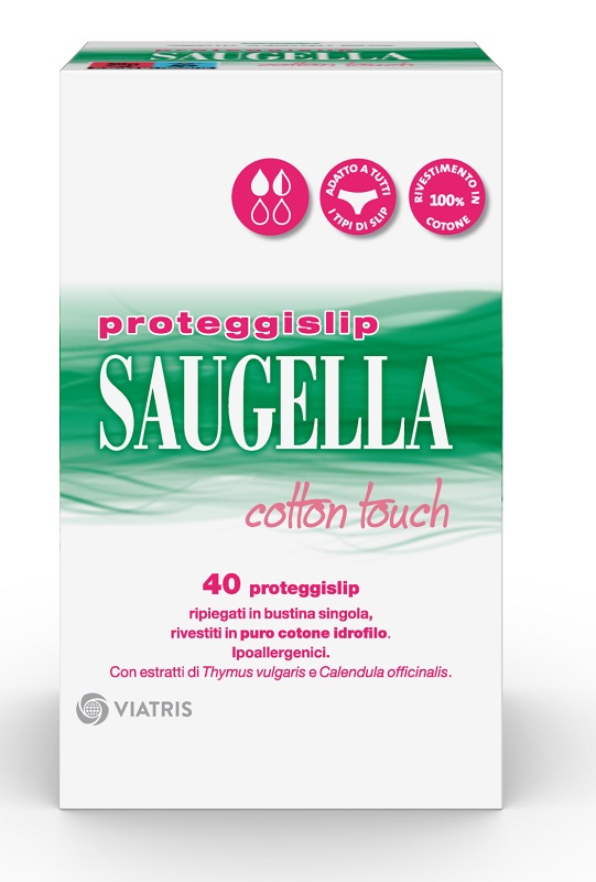 SAUGELLA ASSORBENTI COTTON TOUCH PROTEGGISLIP 40 PEZZI - Farmacia Bartoli
