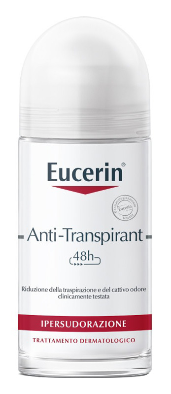 EUCERIN DEODORANTE ANTITRASPIRANT ROLL-ON 50 ML - Farmacia Bartoli