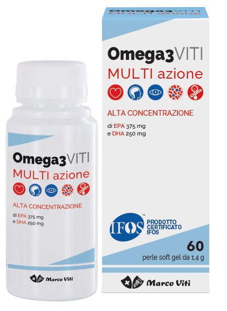 VITI OMEGA3 MULTIAZIONE 60 PERLE - Farmacia Bartoli
