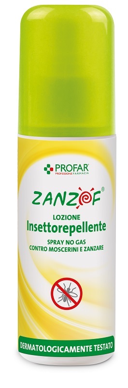 ZANZOF LOZIONE INSETTOREPELLENTE SPRAY DEET 9% 100 ML PROFAR - Farmacia Bartoli