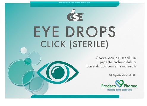 GSE EYE DROPS CLICK GOCCE OCULARI 10 PIPETTE 0,5 ML - Farmacia Bartoli