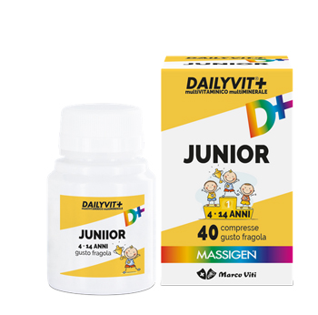 DAILYVIT+ JUNIOR MULTIVITAMINICO E MULTIMINERALE 40 COMPRESSE - Farmacia Bartoli