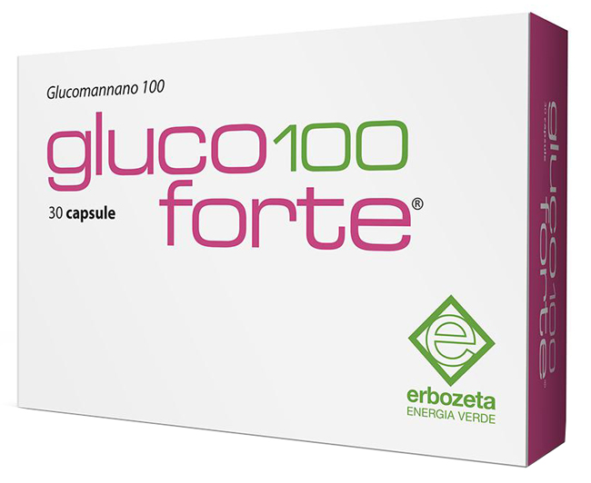 GLUCO 100 FORTE GLUCOMANNANO 100 30 CAPSULE DA 900 MG - Farmacia Bartoli