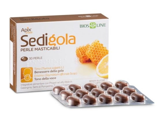 SEDIGOLA PERLE MASTICABILI 30 PERLE - Farmacia Bartoli