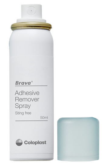 BRAVA SPRAY REMOVER PER DISTACCO DOLCE ADESIVI E DISPOSITIVI PER STOMIA 50 ML - Farmacia Bartoli