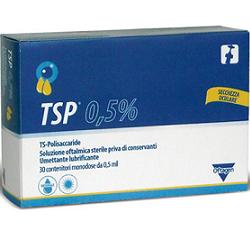 TSP 0,5% SOLUZIONE OFTALMICA UMETTANTE LUBRIFICANTE 30 FLACONCINI MONODOSE 0,5 ML - Farmacia Bartoli