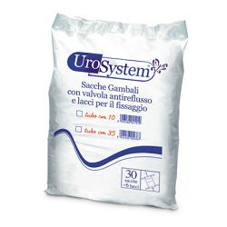 SACCA DI DRENAGGIO DA GAMBA PER INCONTINENZA UROSYSTEM TUBO 35 CM 30 PEZZI - Farmacia Bartoli