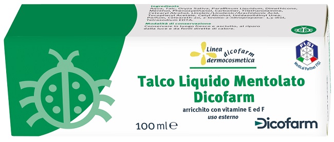 DICOFARM TALCO LIQUIDO MENTOLATO 100 ML - Farmacia Bartoli