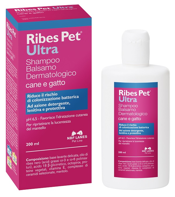 RIBES PET ULTRA SHAMPOO DERMATOLOGICO FLACONE 200 ML - Farmacia Bartoli