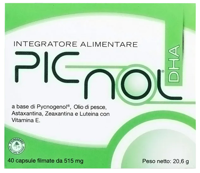 PICNOL DHA 40 CAPSULE 21,11 G - Farmacia Bartoli